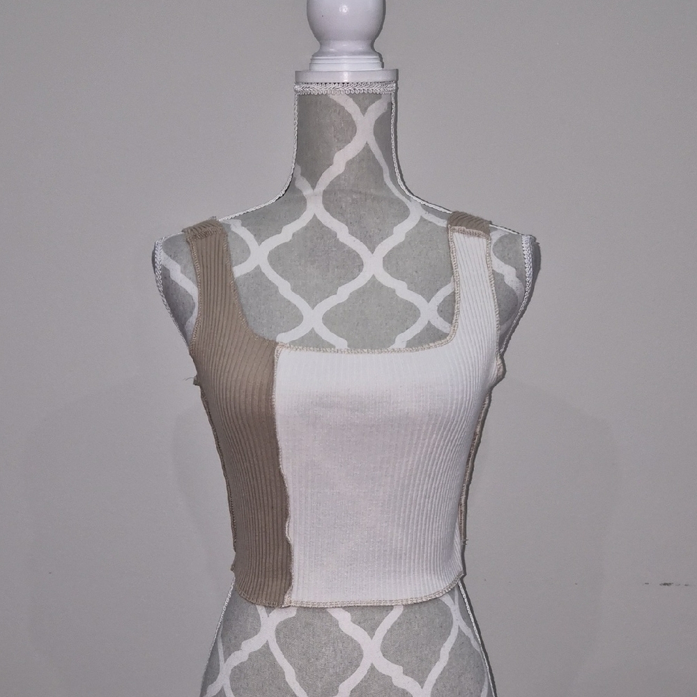 Colorblock Ribbed Tank Top
